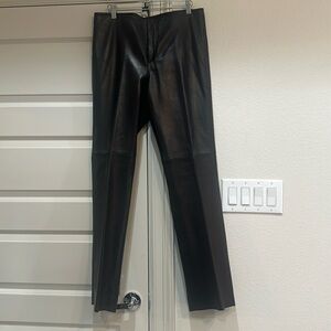 Banana Republic Black Leather Pants